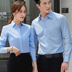 Áo Sơ Mi Đồng Phục Màu Xanh