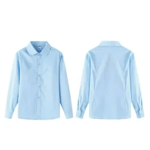 Alternative view of Áo Sơ Mi Đồng Phục Màu Xanh Cao Cấp – Form Chuẩn, Thoáng Mát