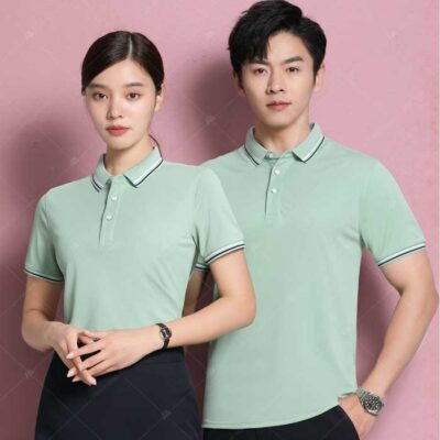 Áo Polo Đồng Phục Vải Cá Sấu Cotton
