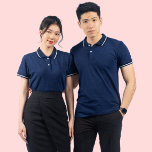Áo Polo Đồng Phục Vải Cá Sấu Cotton