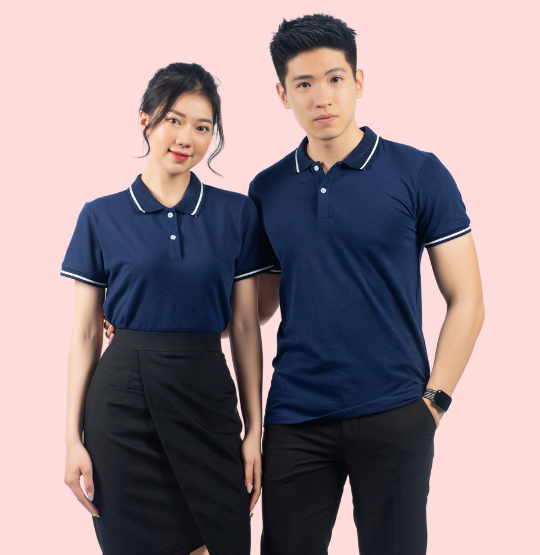 Áo Polo Đồng Phục Vải Cá Sấu Cotton