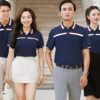 Áo Polo Đồng Phục Vải Cá Sấu Poly