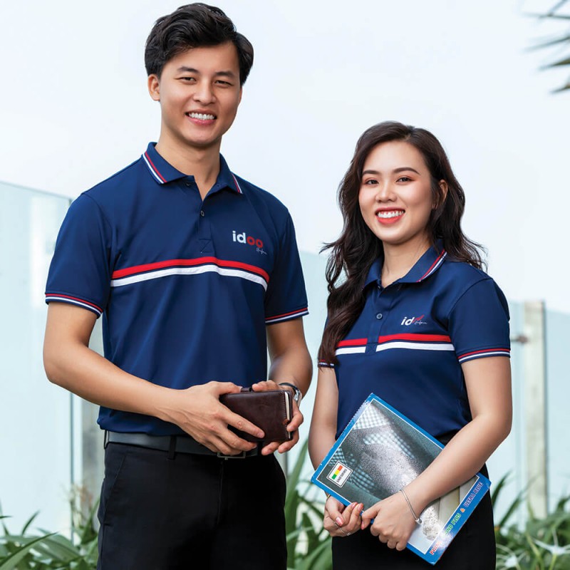 Áo Polo Đồng Phục Vải Thun Lạnh