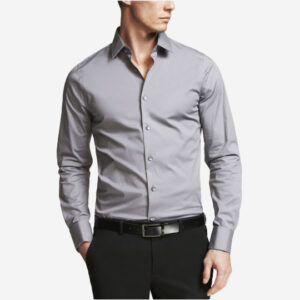 Áo Sơ Mi Đồng Phục Màu Ghi