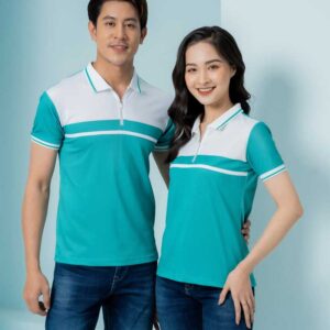 Áo Thun Đồng Phục Phối Màu Nổi Bật