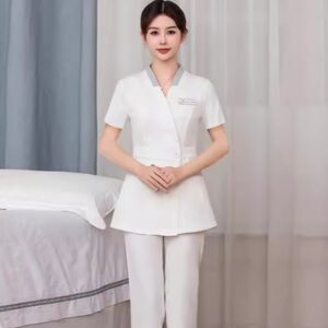 Đồng Phục Spa Màu Trắng