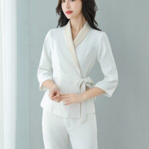 Đồng Phục Spa Màu Trắng