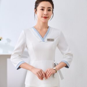 Đồng Phục Spa Màu Trắng