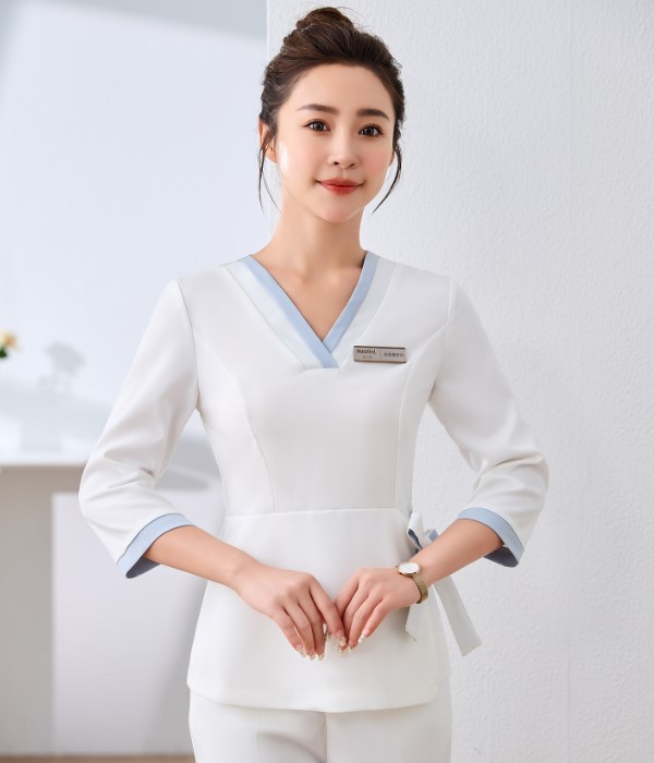 Đồng Phục Spa Màu Trắng