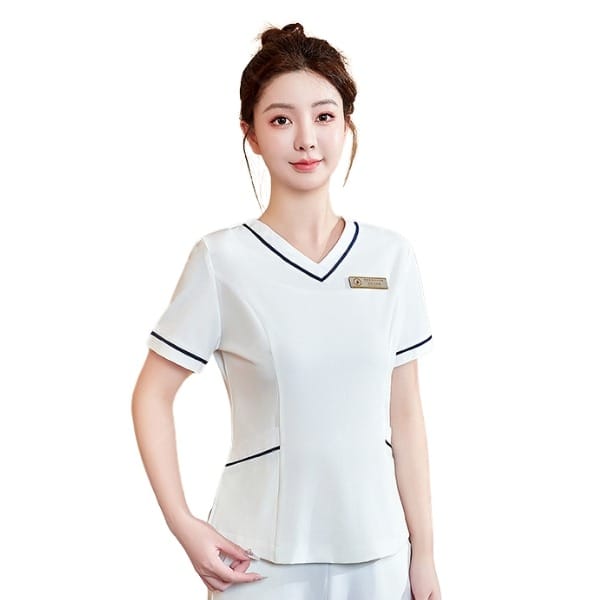 Đồng Phục Spa Màu Trắng