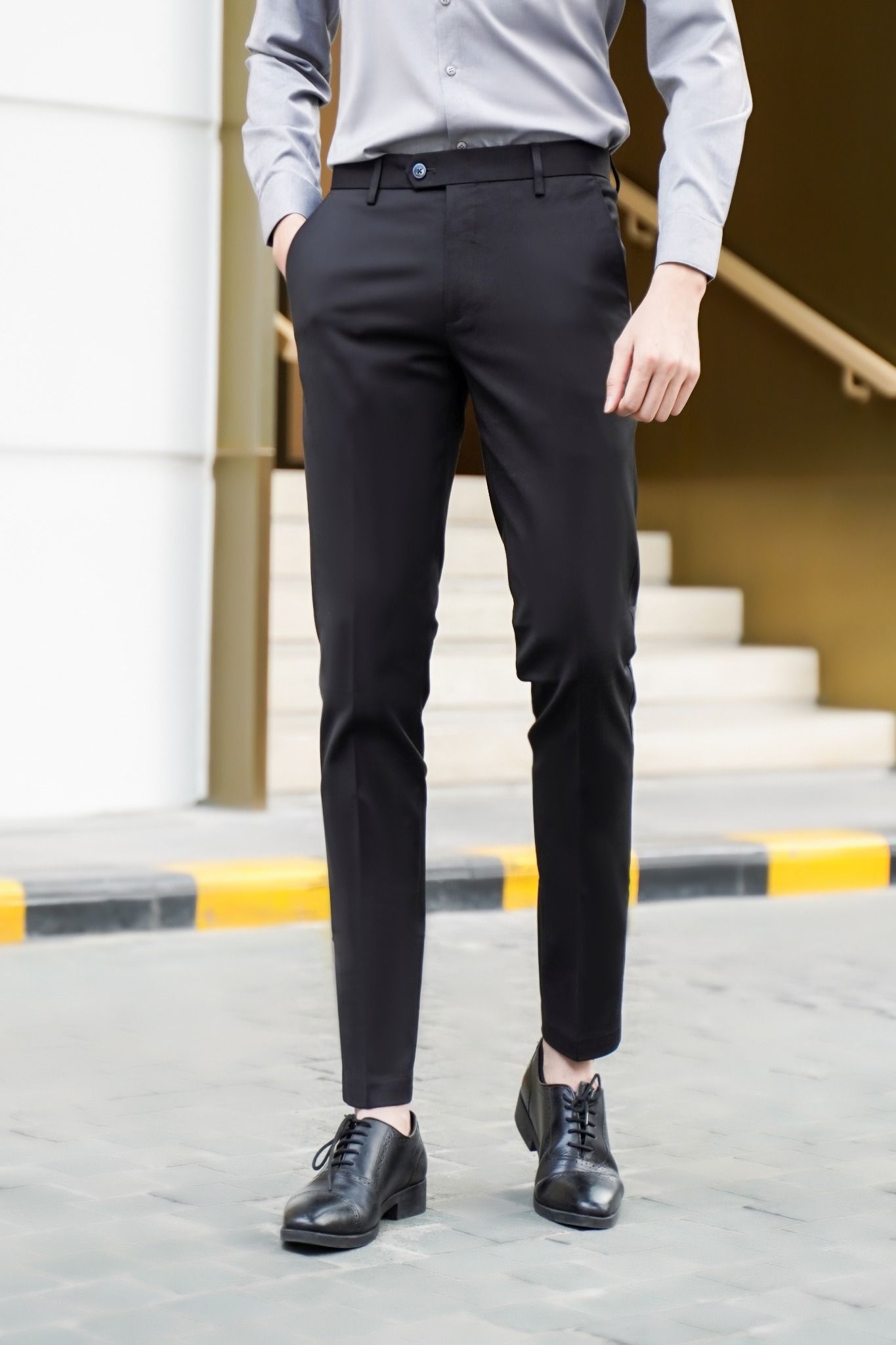 Quần Âu Đồng Phục Màu Đen