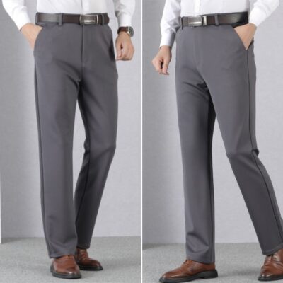 Quần Âu Đồng Phục Màu Ghi Xám