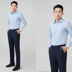 Quần Âu Cao Cấp Xanh Navy