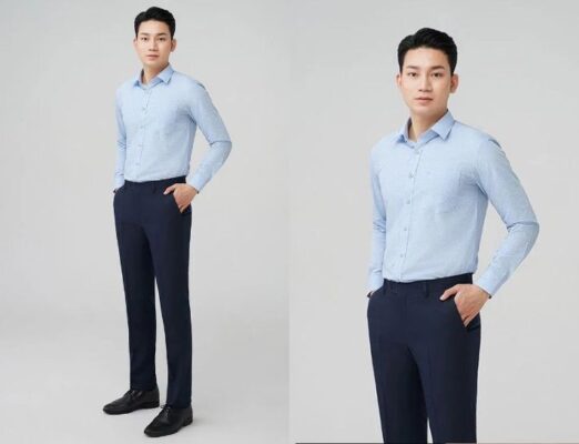 Quần Âu Cao Cấp Xanh Navy