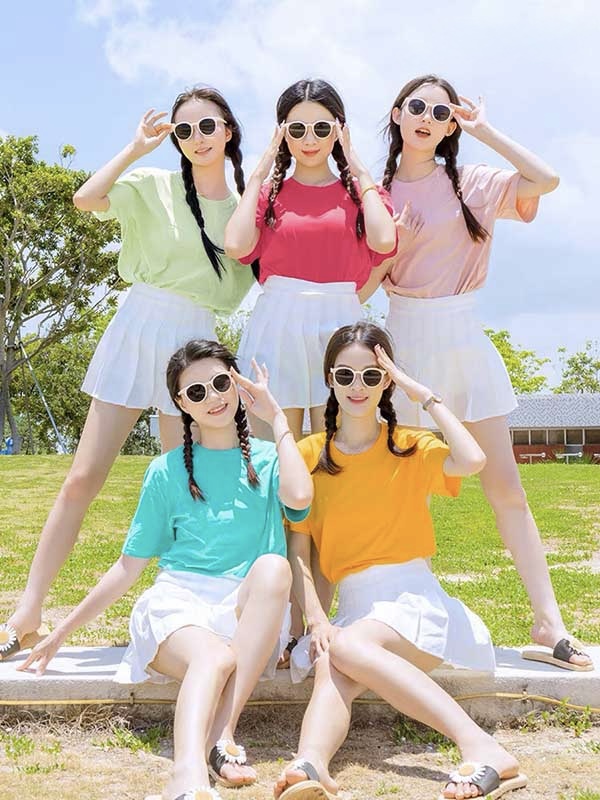 Áo Teambuilding Màu Trơn