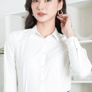Áo Sơ Mi Đồng Phục Vải Kate Ý