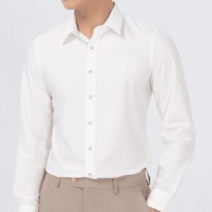 Áo Sơ Mi Đồng Phục Vải Kate Ý