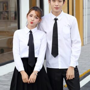 Áo Sơ Mi Đồng Phục Vải Cotton Hàn