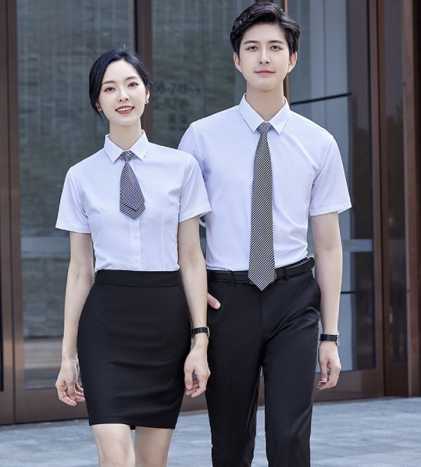 Áo Sơ Mi Đồng Phục Vải Cotton Hàn