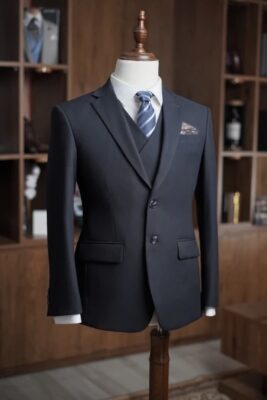 Veston Đồng Phục Vải Cashmere