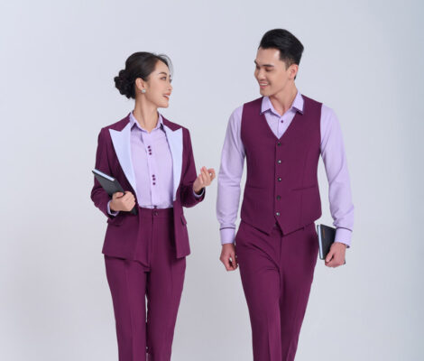 Veston Đồng Phục Vải Cashmere