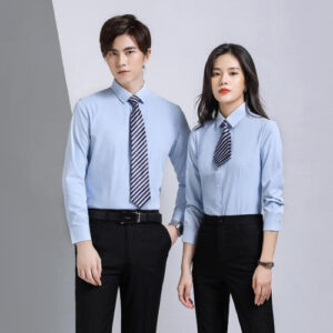 Áo Sơ Mi Đồng Phục Màu Xanh