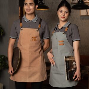 Tạp Dề Đồng Phục Vải Kaki Dày