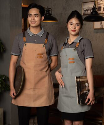 Tạp Dề Đồng Phục Vải Kaki Dày