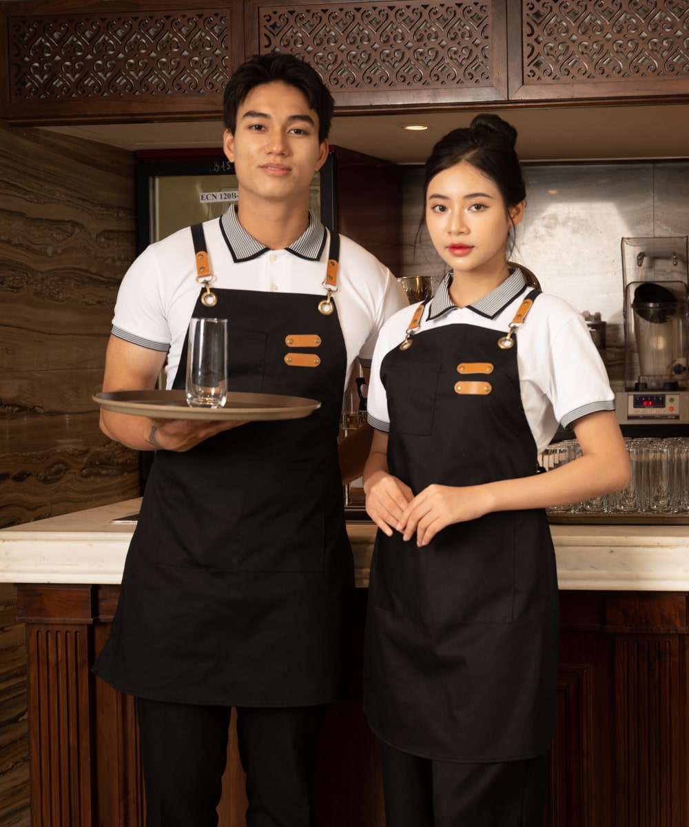 Tạp Dề Đồng Phục Vải Kaki Dày