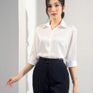 Áo Sơ Mi Đồng Phục Màu Trắng