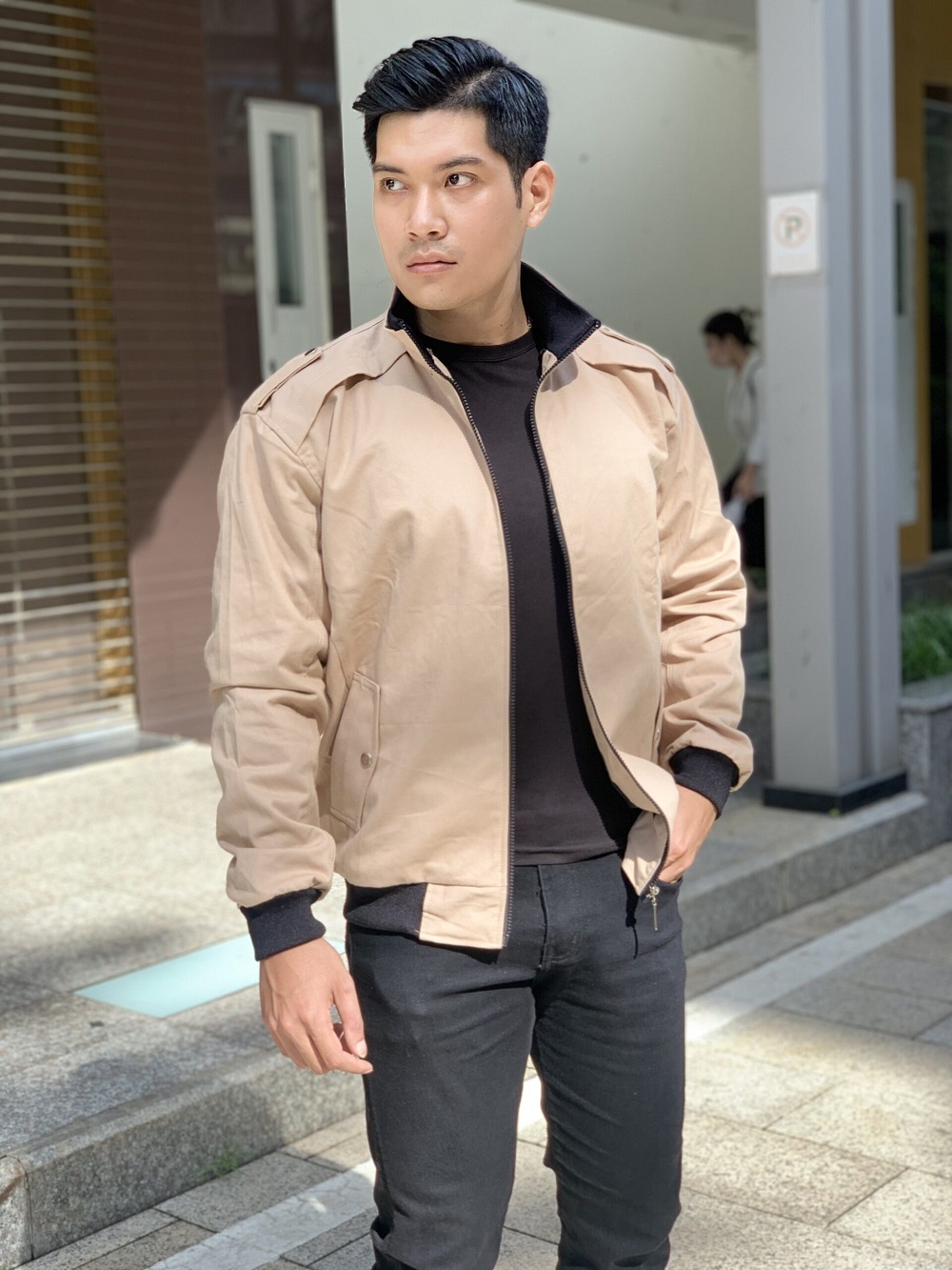 Áo Khoác Đồng Phục Vải Kaki Cao Cấp 2 Lớp – Giữ Ấm, Chống Nhăn, Thời Trang - Ảnh 2