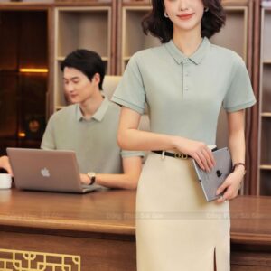 Áo Polo Đồng Phục Màu Pastel