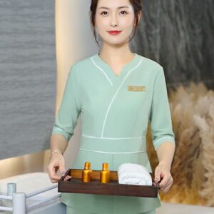 Đồng Phục Spa Màu Xanh Nhạt