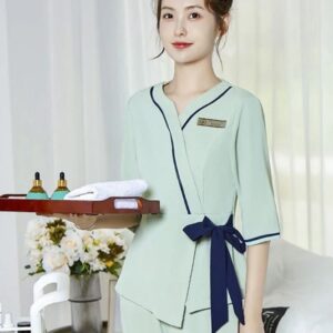 Đồng Phục Spa Màu Xanh Nhạt