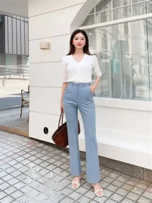 Quần Âu Đồng Phục Ống Đứng