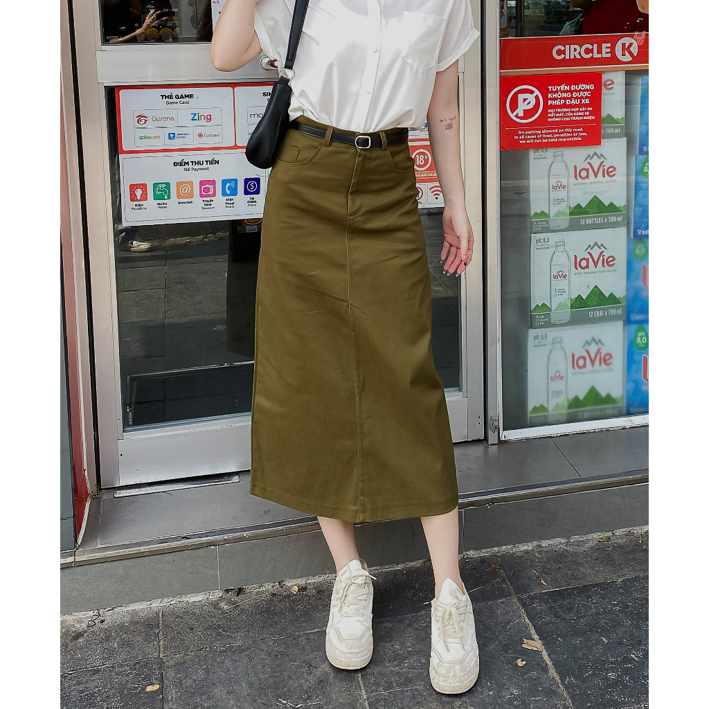 Chân Váy Đồng Phục Vải Kaki Lạnh – Form Chuẩn, Thanh Lịch, Bền Đẹp - Ảnh 4