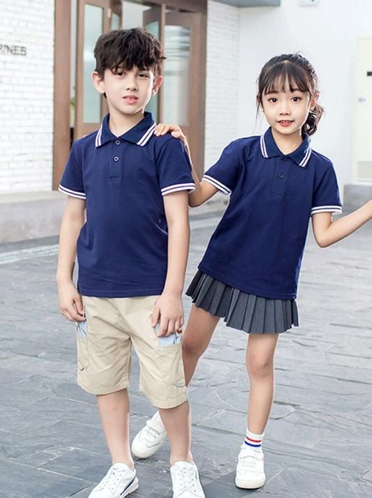 Đồng Phục Học Sinh Trường Tiểu Học – Form Chuẩn, Thoải Mái, Dễ Vệ Sinh - Ảnh 5