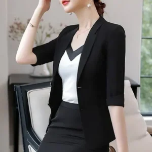 Alternative view of Veston Đồng Phục Nữ Cao Cấp – Form Chuẩn, Tôn Dáng, Sang Trọng Chuyên Nghiệp