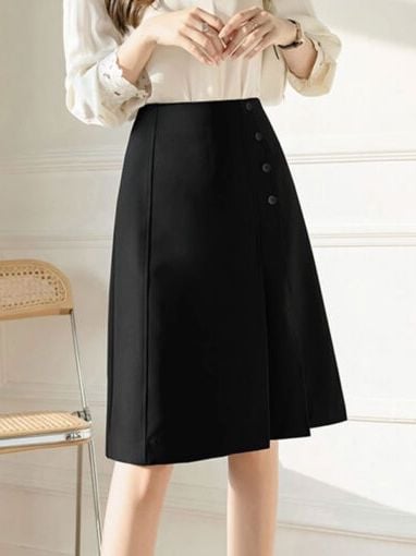 Chân Váy Đồng Phục Form Xòe Nhẹ – Thanh Lịch, Nữ Tính, Thoải Mái Khi Mặc - Ảnh 4