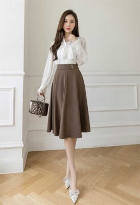 Chân Váy Đồng Phục Form Xòe Nhẹ