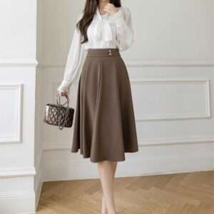 Chân Váy Đồng Phục Form Xòe Nhẹ