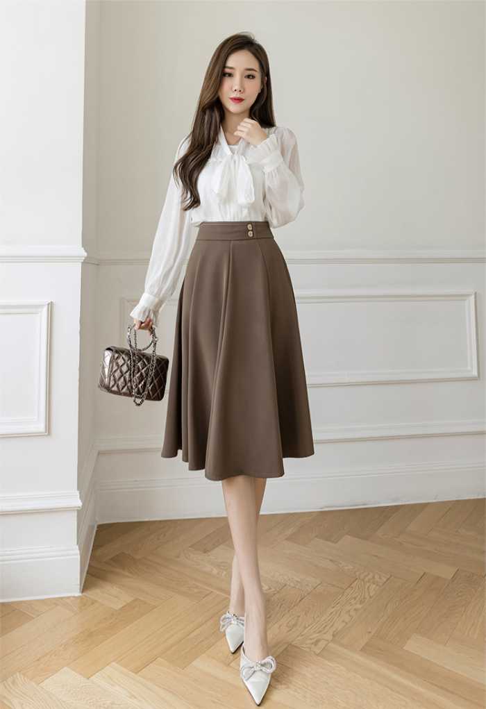 Chân Váy Đồng Phục Form Xòe Nhẹ