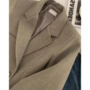 Veston Đồng Phục Vải Kaki Lạnh