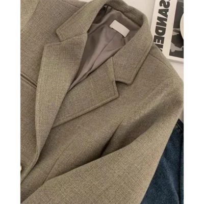 Veston Đồng Phục Vải Kaki Lạnh