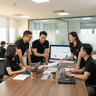 Áo polo đồng phục công ty MSB