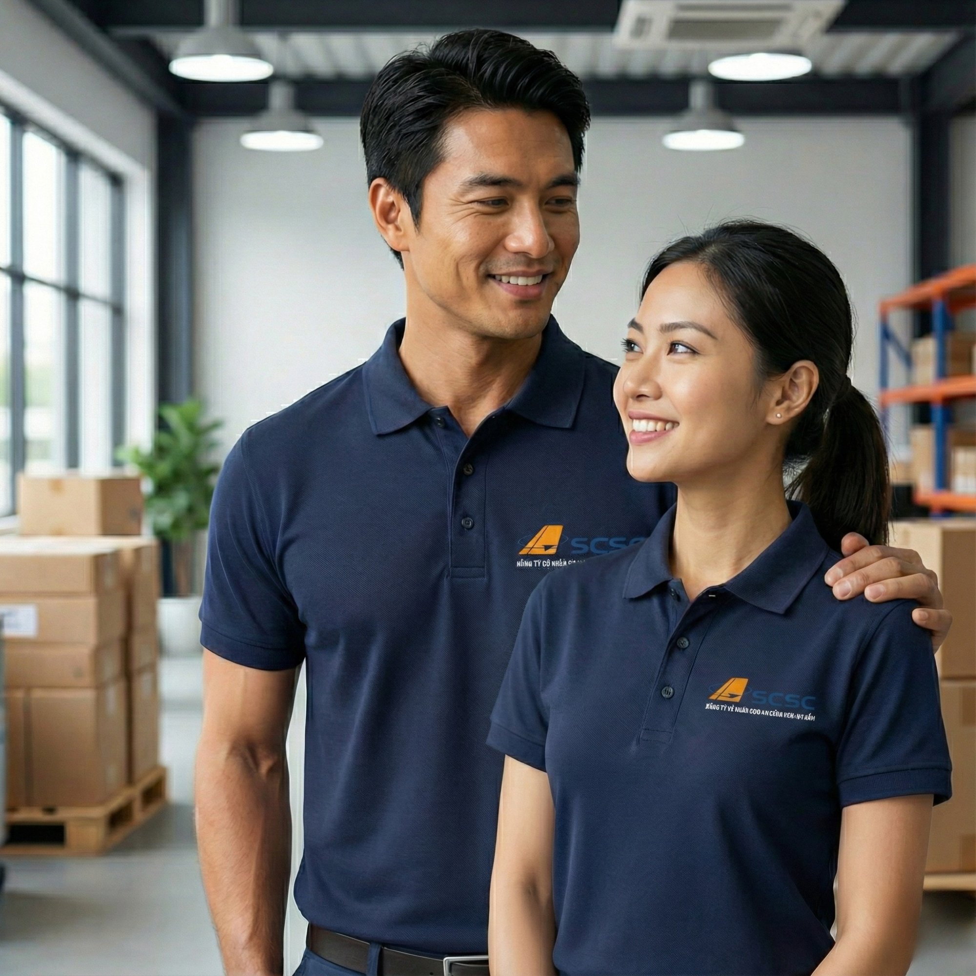 áo polo đồng phục Công ty Cổ phần Dịch vụ Hàng hóa Sài Gòn