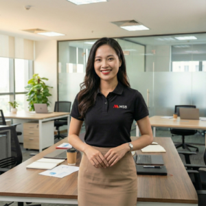 Áo polo đồng phục công ty MSB