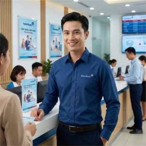 Áo sơ mi đồng phục ngân hàng viettinbank