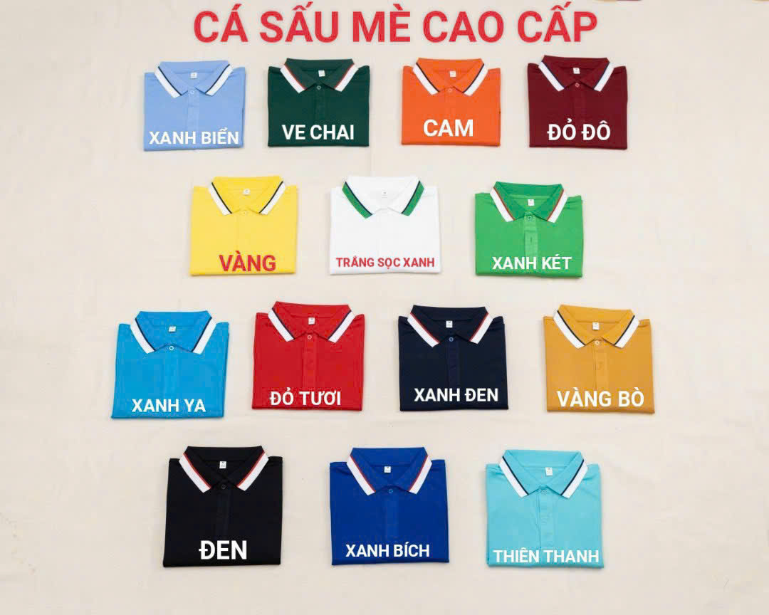 áo thun cá sấu mè cao cấp